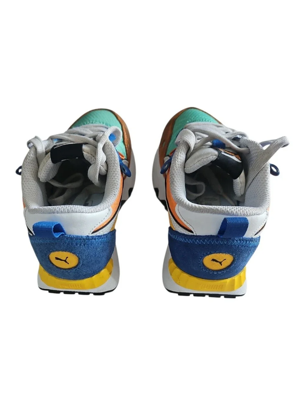 Puma Rider FV Sneakers. Suede Material, Multi Color Boys 13C